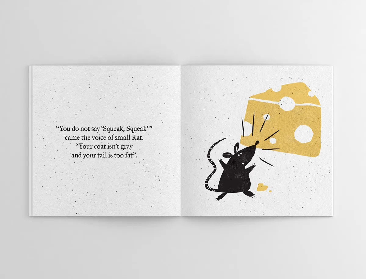 sample interior book spread