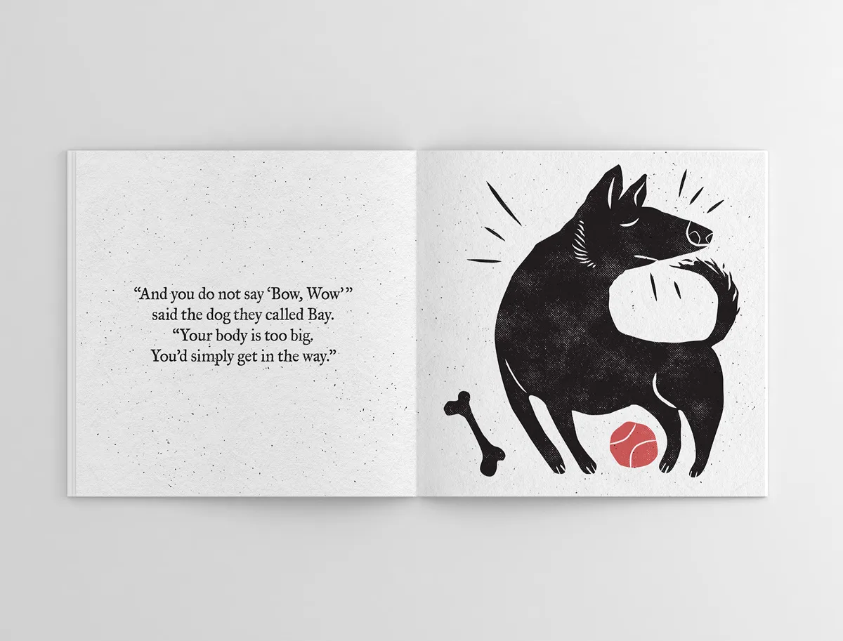 sample interior book spread